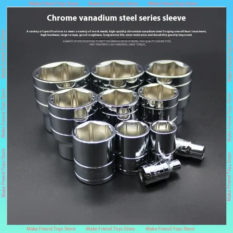 Kit Soquete e Chave Catraca 61 Peças